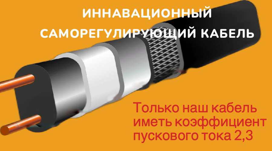 Инновационный саморегулирующийся кабель iTherm — пусковой ток 2,3