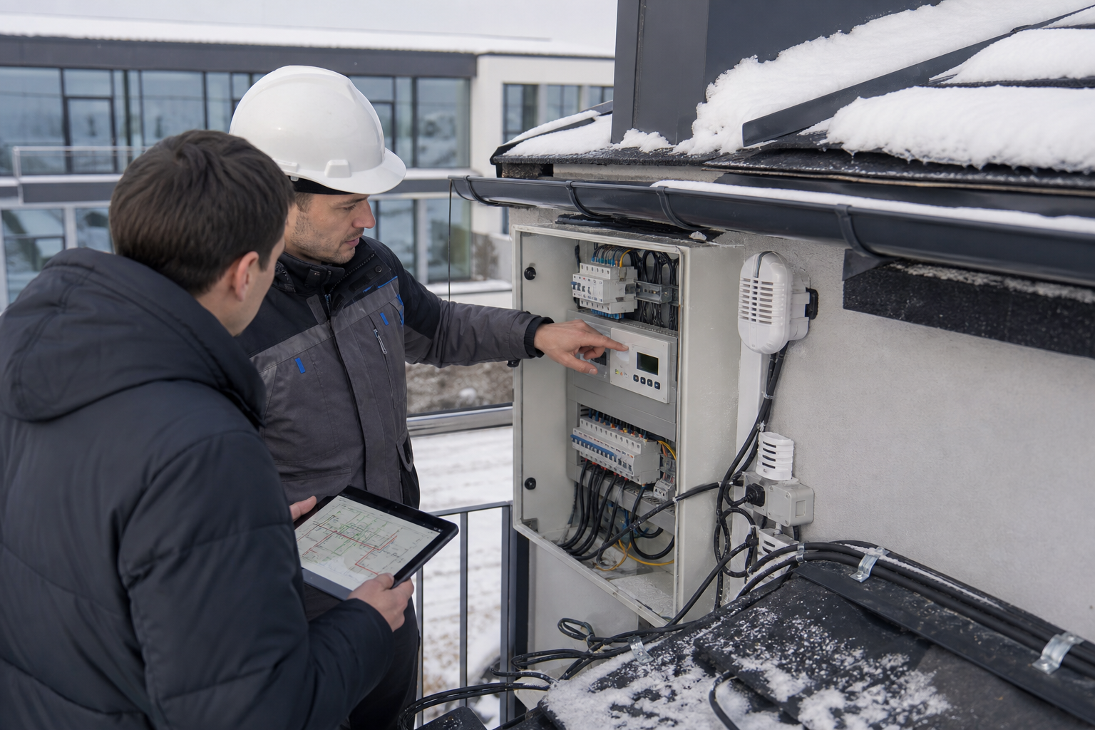 Пусконаладка и обучение владельца системы антиобледенения — этап 5 iTherm